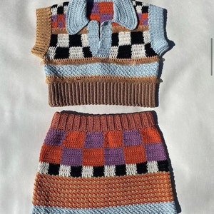 Crochet Summer Dress, Handmade Colorful Dress, Crochet Summer Dress, Festival Dress, Crochet Mini Dress, Crochet Multicolored dress