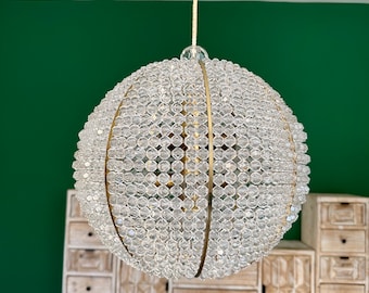Vintage Big Ball Lamp By Emil Stejnar For Rupert Nikoll 60s/Austrian Mid Century Modern Light By Emil Stejnar/Austrian Designer Light