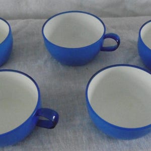 British Airways Melamin Blau Kaffeetassen x 5