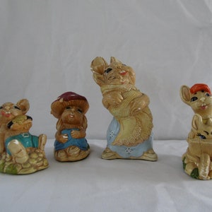 Pepiware set of 4 figurines 1970s