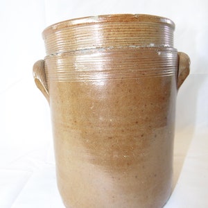 French antique storage pot