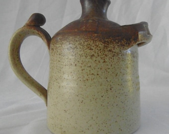 Botella de vinagre de gres, años 70
