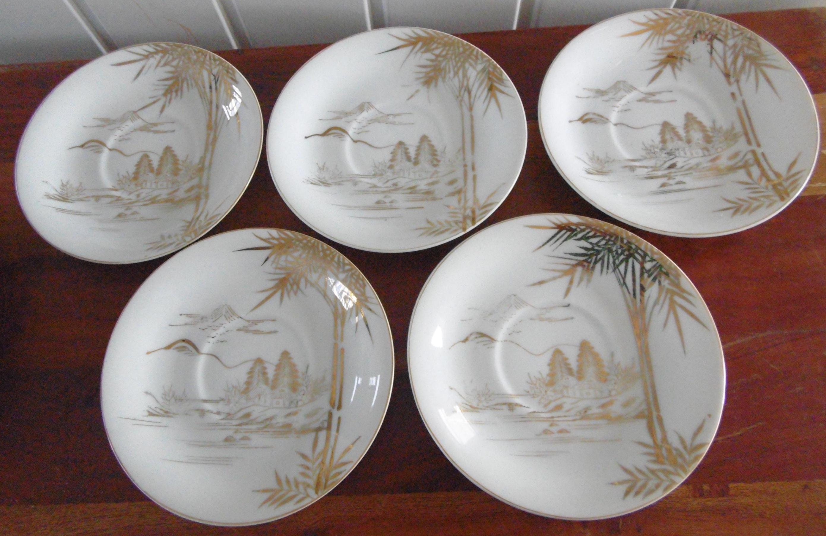 Japanese Kutani Lithophane Teaset - 16 Piece - 1930s - Etsy Denmark