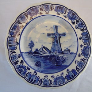 Delft NKi Origineel Hollands Handwerk Clock 1980s