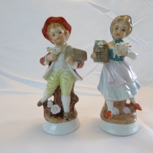Boy and Girl Figurines 1950s