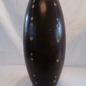 Vietnamese wooden vase made for Tesco