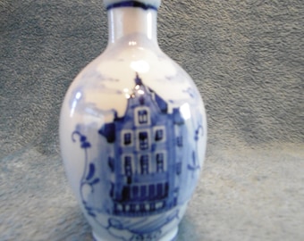 Bols Delft Blue and White decorative miniature jug - 1950s