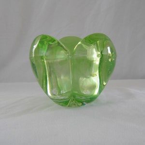 Holmegaard Art Glass Lotus Candle Holder 1960s
