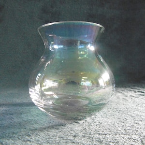 Krosno Iridescent Mini Bud Vase 1990s