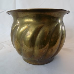 Art Deco brass jardiniere