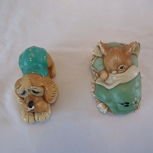 Pendelfin &quot;Pooch&quot; and &quot;Peeps&quot; 1960s