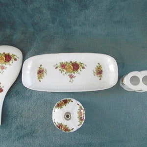 KPM Royal Porzellan 4 piece Vanity Set 1960s