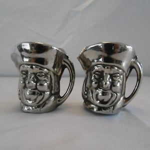 Miniature Brass Toby Jugs