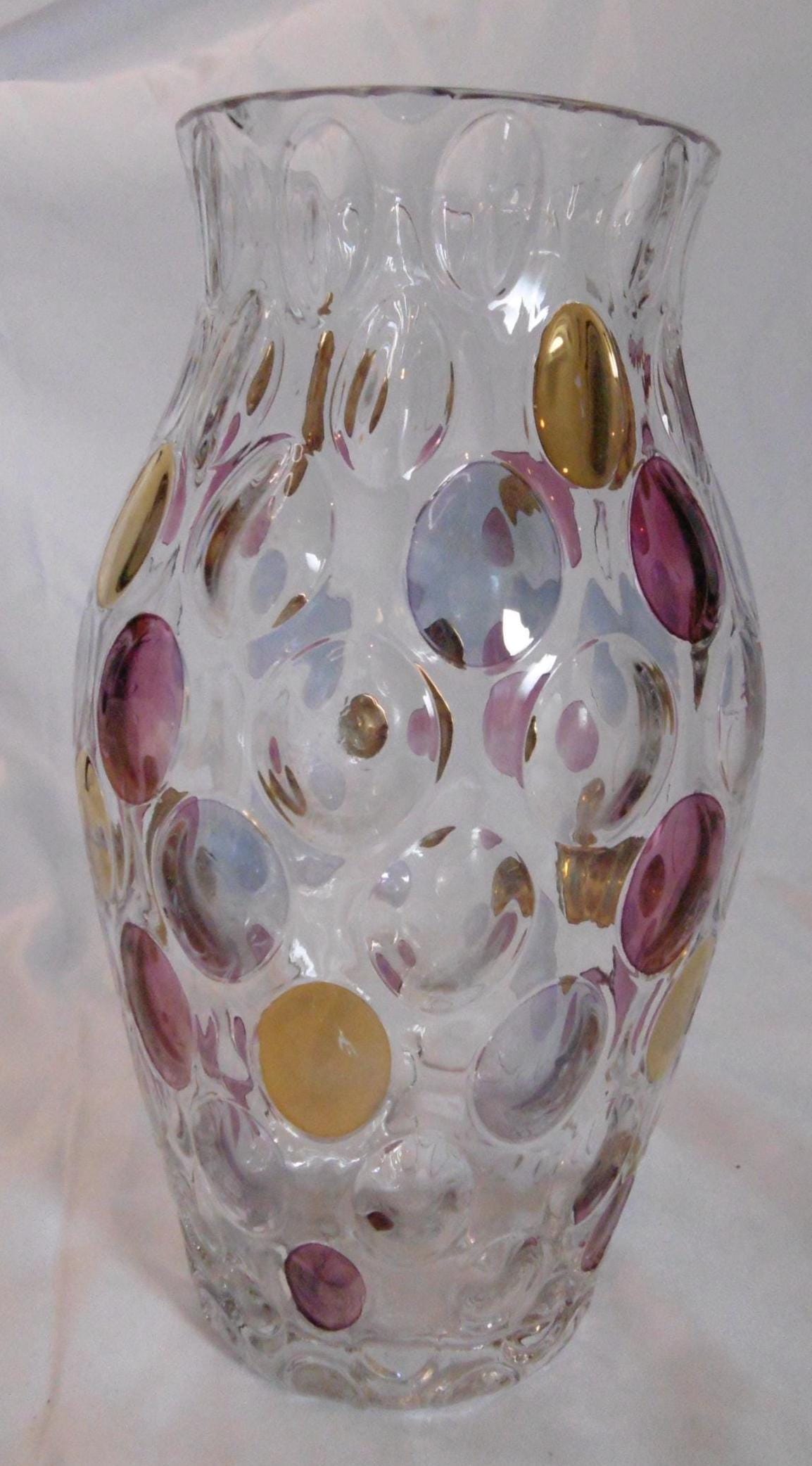 Borske Sklo by Max Kannegiesser Bohemian Optical Czech Glass 