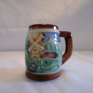 Dutch vintage miniature Beer Stein Souvenir