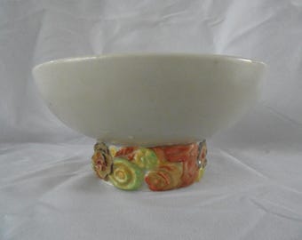Clarice Cliff &quot;My Garden&quot; Pedestal Bowl - Newport Pottery 1938