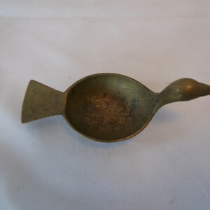 Small brass Bird Trinket dish
