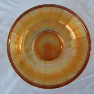 Marigold Carnival Glass Bowl 1930s