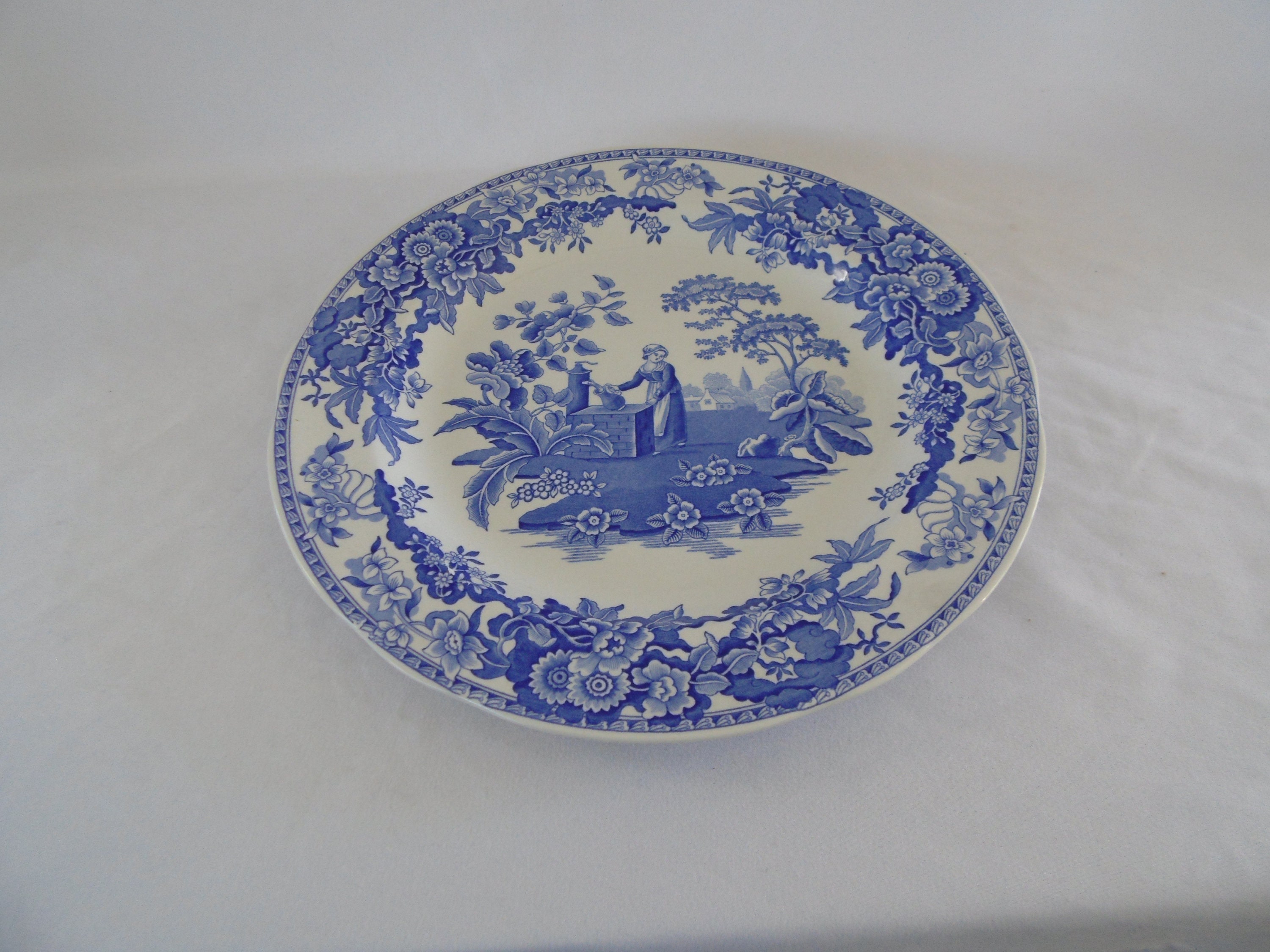 Spode BlUE BLOOM コレクションウイロウ27センチ皿6枚セット 【公式