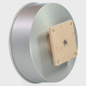 30 cm löphjul för gerbiler och deguer i aluminium – brett, tyst träningsleksak bild 8