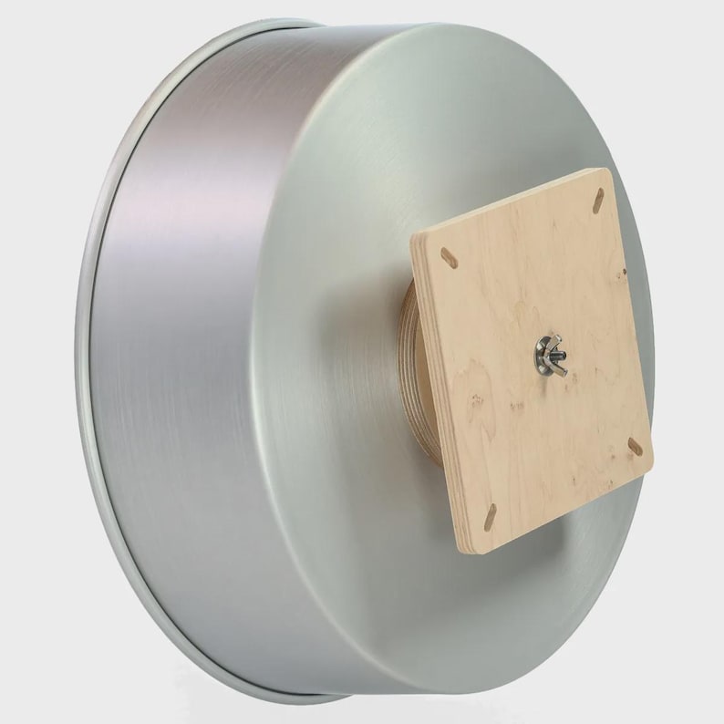 30 cm löphjul för gerbiler och deguer i aluminium – brett, tyst träningsleksak bild 8