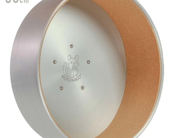 30 cm Aluminium Rennmaus & Degu Laufrad Rodineo - breites, geräuschloses Laufrad