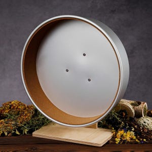 Roda de exercício de metal de 16&#39;&#39;, 12&#39;&#39; para chinchilas e degus - Roda de corrida silenciosa, resistente e de pé para pequenos roedores (40 cm e 30 cm)