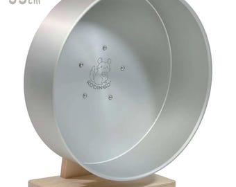 Rueda Rodineo silenciosa de 35 cm de ancho para roedores, jerbos, ratas y degús.