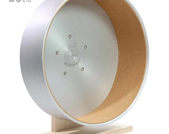 25 cm Tyst Aluminium Hamsterhjul Rodineo – Tuggsäker, Tyst Träningslöpare
