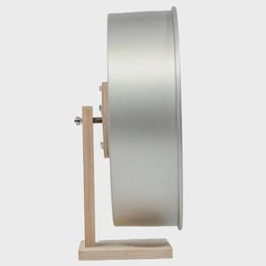 30 cm löphjul för gerbiler och deguer i aluminium – brett, tyst träningsleksak bild 5