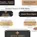 see more listings in the Name Plates section