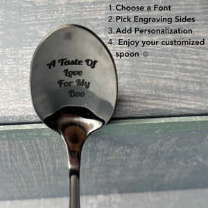 Christmas Gift, Peanut Butter Spoon, Unique Gift, Boyfriend, Teenager, Peanut Butter Lover, Personalized, Personalized Spoon, Engraved Custom Spoon, Custom text or logo, Best Seller, Personalized gift, Laser engraved Spoon, Perfect gift, Birthday