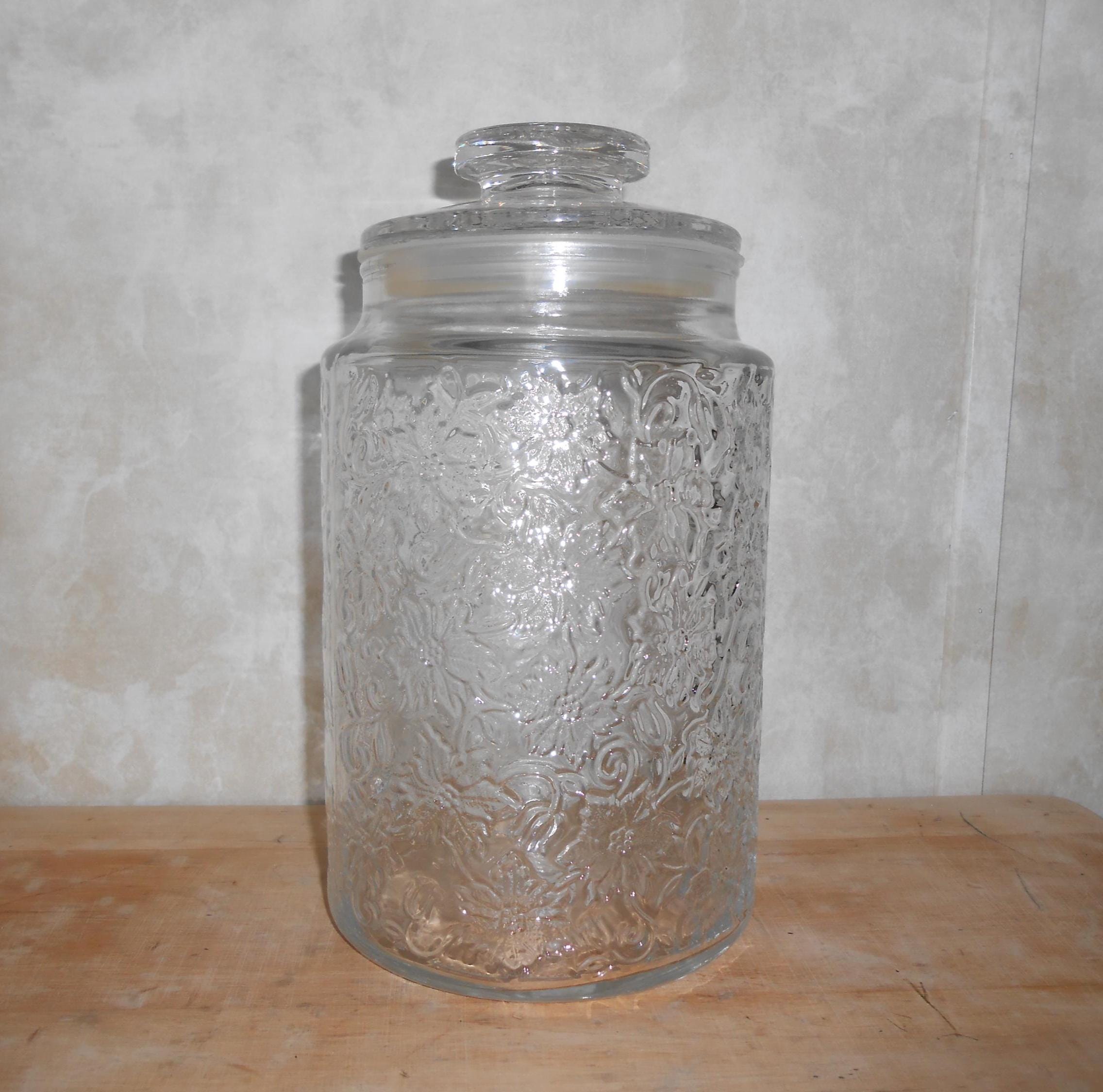 Glass cookie jar - Etsy 日本