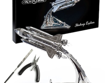 3D Model Kit Starbreeze Explorer Moving Clockwork, 3D Puzzle for Adults, Metal Model Collectible, DIY Gift for Men, Friend
