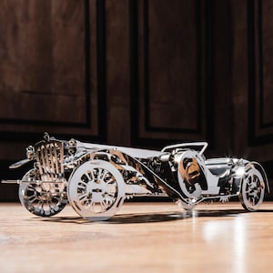 Glorious Cabrio diy model kit metal 3d puzzle model kit mechanical metal construction Time for Machine gift son Father autumn boy to boss