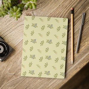 Journal floral à couverture souple pour les amoureux de la nature, agenda quotidien, cahier d'écriture, cadeau pour les botanistes, journal respectueux de l'environnement, fournitures de journalisation