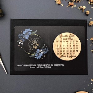 Madera Guardar la fecha, Guardar el imán de fecha, Imán con tarjetas, Guardar la tarjeta de fecha, Imanes de boda, Anuncio de boda, Personalizado Guardar la fecha