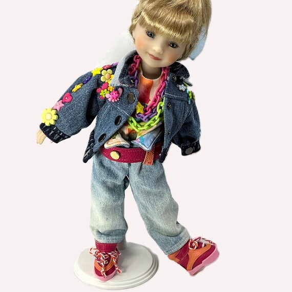 DIFF DECADES The 80’s - Doll Clothes ensemble for 15” doll like Ruby Red