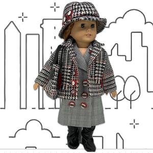 City Time - doll clothes ensemble for 18” doll like American Girl