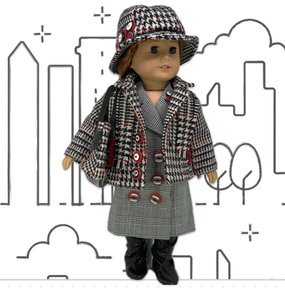 City Time - doll clothes ensemble for 18” doll like American Girl