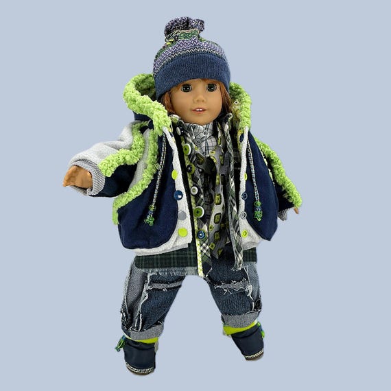 GAME DAY Winter Outfit handmade for 18inch Doll like AG