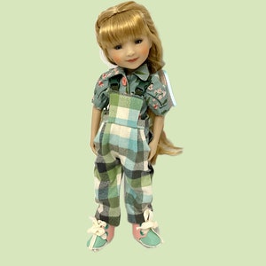 COMFY OVERALLS - Doll Clothes Ensemble for 15” doll like Ruby Red