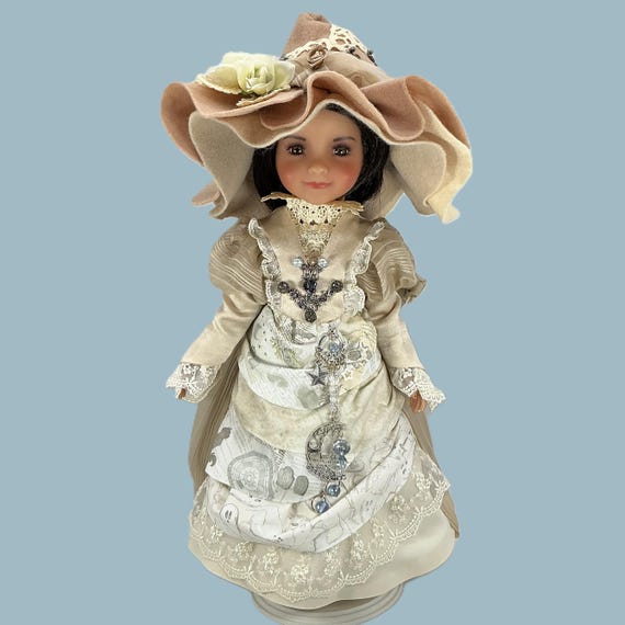 Ghost Witch - Doll Clothes Outfit for 15” Doll like Ruby Red OOAK