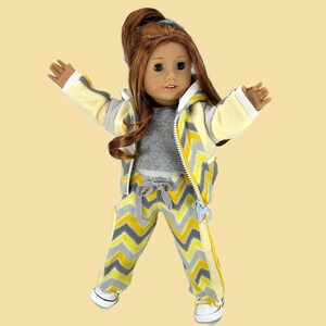 Sun & Fog 8-Piece Doll Clothes Ensemble for 18” Doll Like American Girl