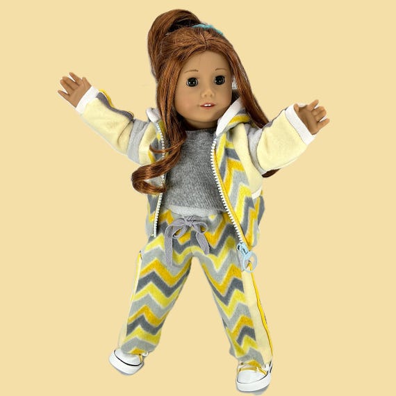 Sun & Fog 8-Piece Doll Clothes Ensemble for 18” Doll Like American Girl