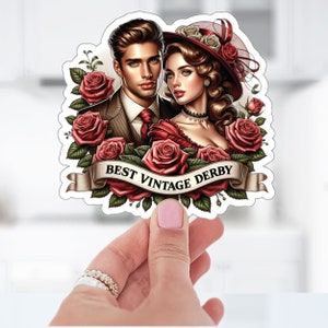 Kentucky Derby #150 Best Dressed Contest Aufkleber - Kentucky Derby inspiriert Kiss-Cut Aufkleber - Transparenter oder weißer Kiss Cut Aufkleber