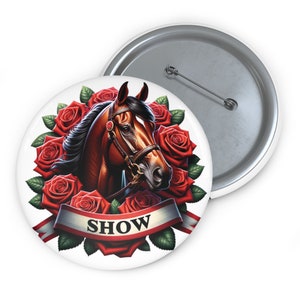 Kentucky Derby Show Pin Button - Derby Party Zubehör - Derby Party Preis - Metall Kentucky Derby Pin Buttons