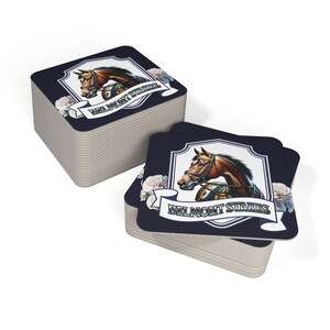 Belmont Stakes Party Coasters - Belmont Stakes Vintage Look Coasters - Belmont Stakes Coasters (50, 100 pcs)