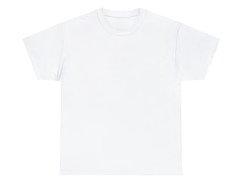 Puede incluir: Una camiseta blanca lisa de manga corta y cuello redondo.