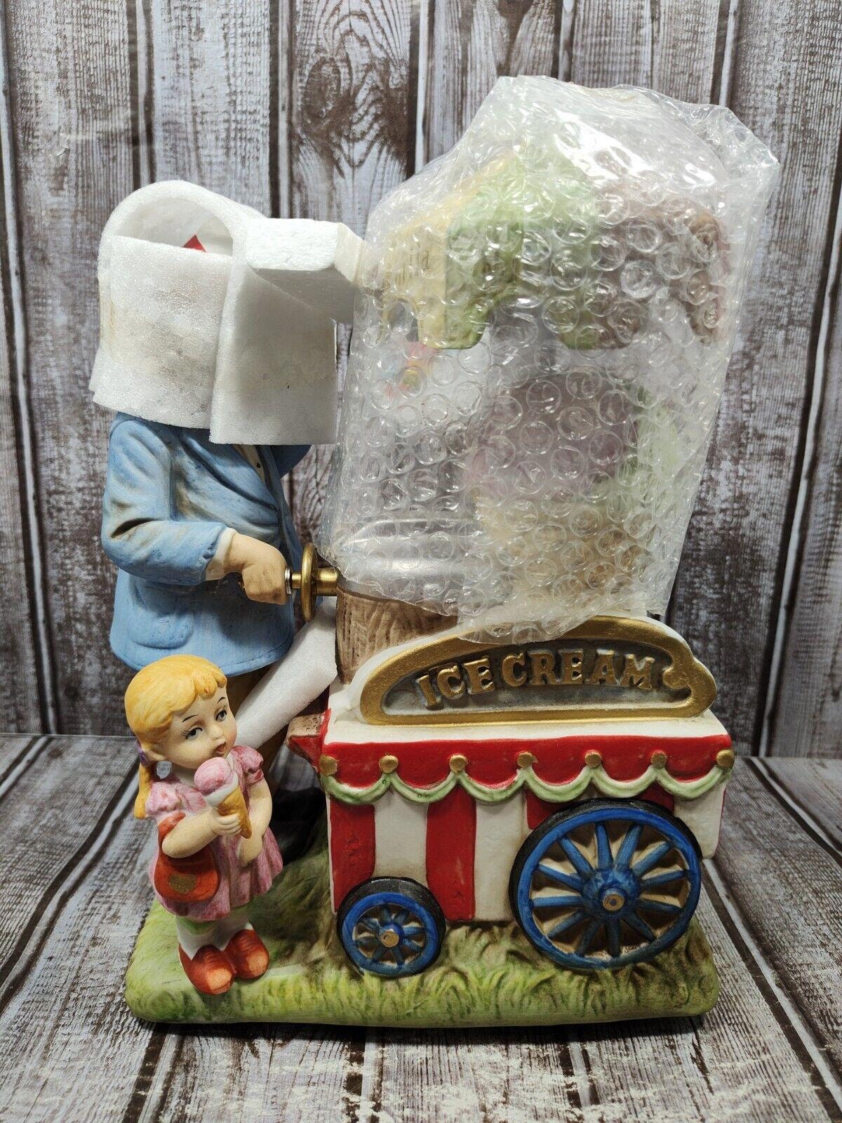 waco Melody in motion メロディーモーション Waco Melody in Motion Ice Cream Vendor Bisque Porcelain Music